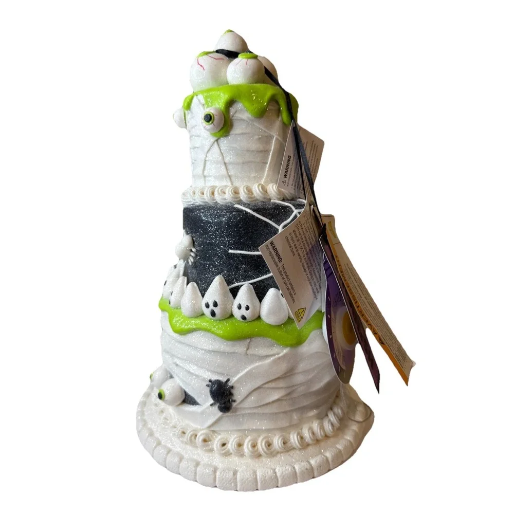 NEW GHOULISH Halloween Cake -‎ LED 12